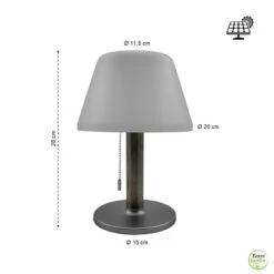Lampe De Table Solaire Avec Interrupteur à Tirette 6 Lampe De Table Solaire Avec Interrupteur à Tirette -Le Jardin Parfai lampe de table solaire avec interrupteur a tirette 1