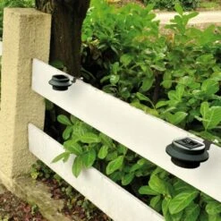 Lampes Solaires De Gouttière X 3 12 Lampes Solaires De Gouttière X 3 -Le Jardin Parfai lampe solaire gouttiere cloture 5