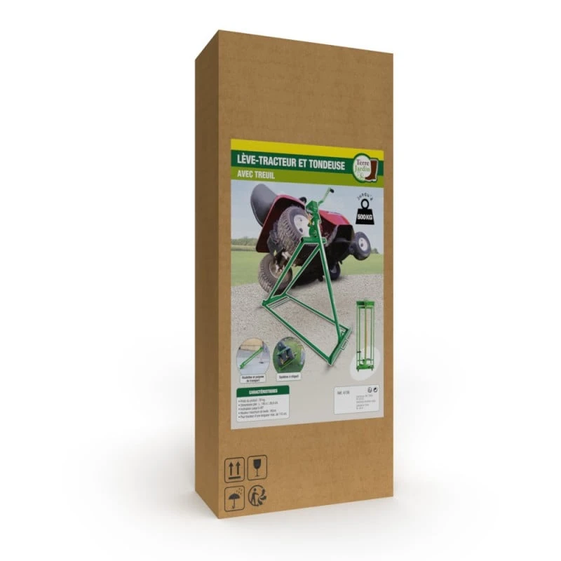 Lève Tracteur Tondeuse Avec Treuil 500 Kg 3 Lève Tracteur Tondeuse Avec Treuil 500 Kg - Image 3