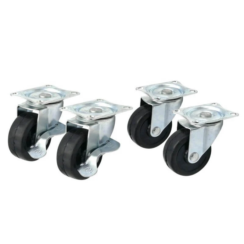 Roulettes Pivotantes 50 Mm - Lot De 4 1 Roulettes Pivotantes 50 Mm - Lot De 4
