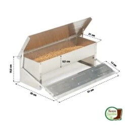 Mangeoire Pour Poules à Pédale - 5kg 7 Mangeoire Pour Poules à Pédale - 5kg -Le Jardin Parfai mangeoire pour poules a pedale 5kg 2