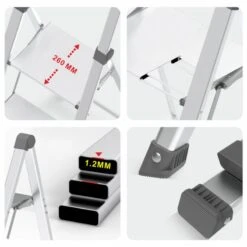 Marchepied 2 Marches Alu Pro Extra-slim 13 Marchepied 2 Marches Alu Pro Extra-slim -Le Jardin Parfai marchepied 2 marches alu pro slim 4