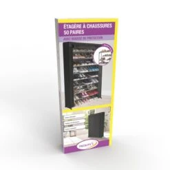 Meuble étagère à Chaussures Avec Housse - 30 Paires 18 Meuble étagère à Chaussures Avec Housse - 30 Paires -Le Jardin Parfai meuble chaussures avec housse 30 paires 8
