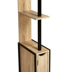 Meuble WC Effet Bois Et Métal Type Industriel 7 Meuble WC Effet Bois Et Métal Type Industriel -Le Jardin Parfai meuble wc bois et metal type industriel 2