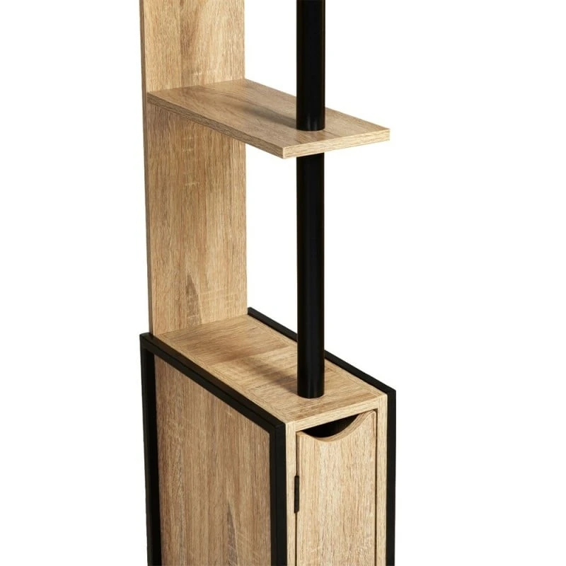 Meuble WC Effet Bois Et Métal Type Industriel 3 Meuble WC Effet Bois Et Métal Type Industriel - Image 3