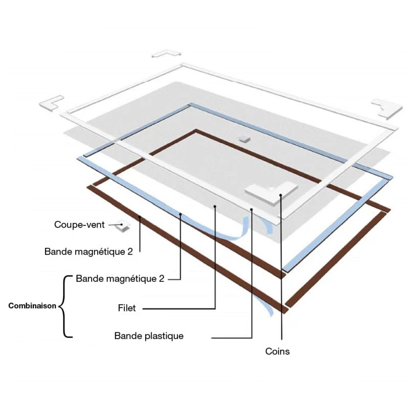Moustiquaire Fenêtre Aimantée 3 Moustiquaire Fenêtre Aimantée - Image 3