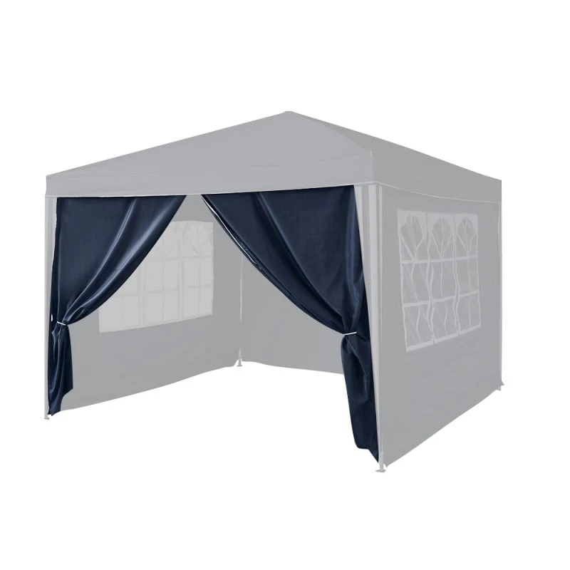 Mur Porte Bleu Pour Tonnelle Pliante 3 X 3 M 2 Mur Porte Bleu Pour Tonnelle Pliante 3 X 3 M - Image 2