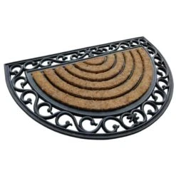 Paillasson Coco Demi Lune Porte D'entrée