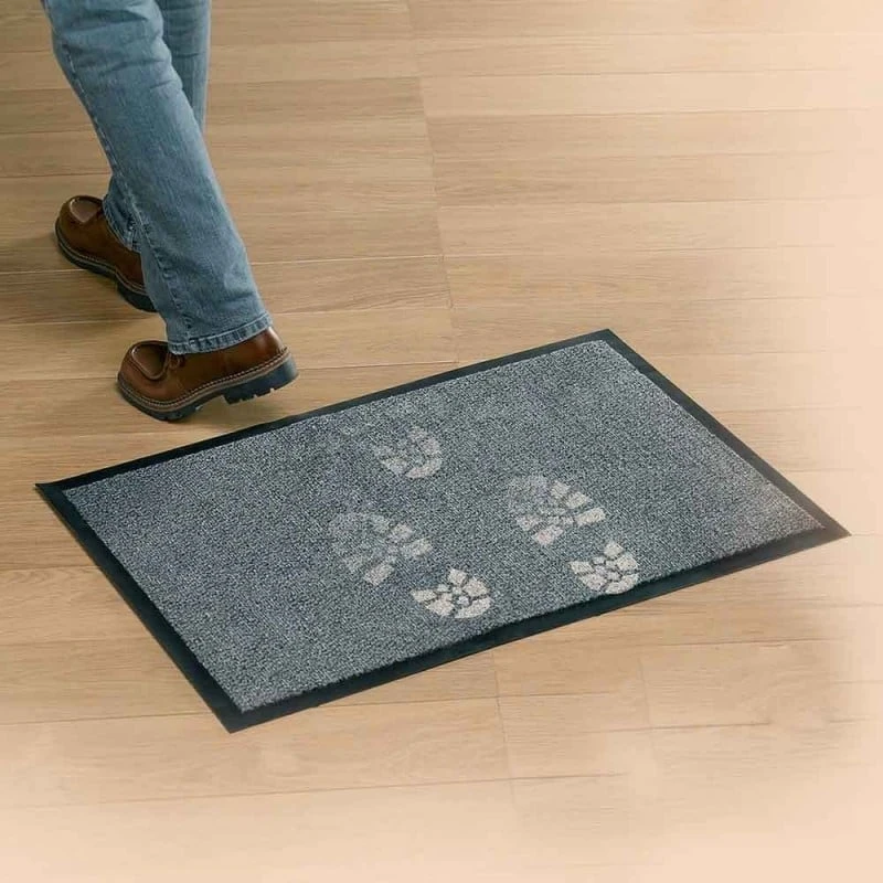 Paillasson Gris Clair Pour Porte D'entrée 2 Paillasson Gris Clair Pour Porte D'entrée - Image 2