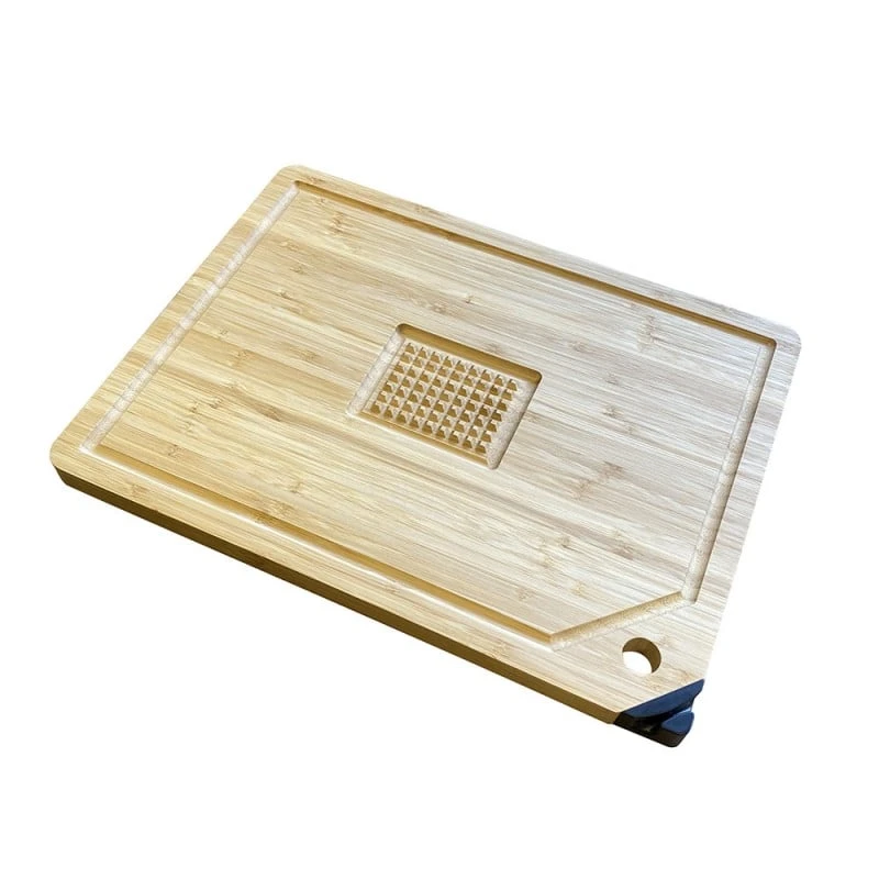 Planche à Découper En Bois Avec Aiguiseur De Couteaux Intégré 2 Planche à Découper En Bois Avec Aiguiseur De Couteaux Intégré - Image 2