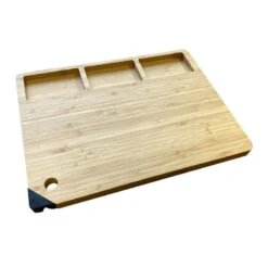 Planche à Découper En Bois Avec Aiguiseur De Couteaux Intégré