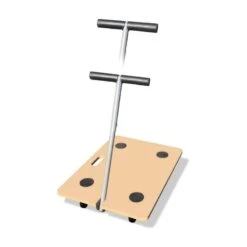 Plateau Roulant Charges Lourdes Avec Manche Télescopique