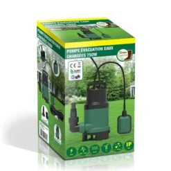 Pompe D'évacuation Submersible Pour Eau Chargée Ou Claire (piscine) 14m3/h 8 Pompe D'évacuation Submersible Pour Eau Chargée Ou Claire (piscine) 14m3/h -Le Jardin Parfai pompe de relevage eaux usees ou chargees 2