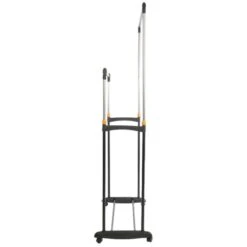 Portant Vêtement à Roulettes Double Avec Hauteur Réglable 6 Portant Vêtement à Roulettes Double Avec Hauteur Réglable -Le Jardin Parfai portant vetement roulettes grand 2