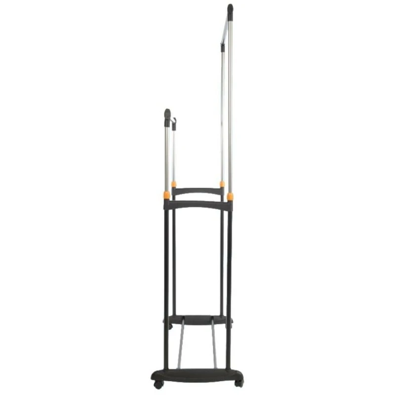 Portant Vêtement à Roulettes Double Avec Hauteur Réglable 3 Portant Vêtement à Roulettes Double Avec Hauteur Réglable - Image 3