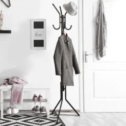 Porte Manteau Métal Noir 5 Porte Manteau Métal Noir -Le Jardin Parfai porte manteau metal noir 2