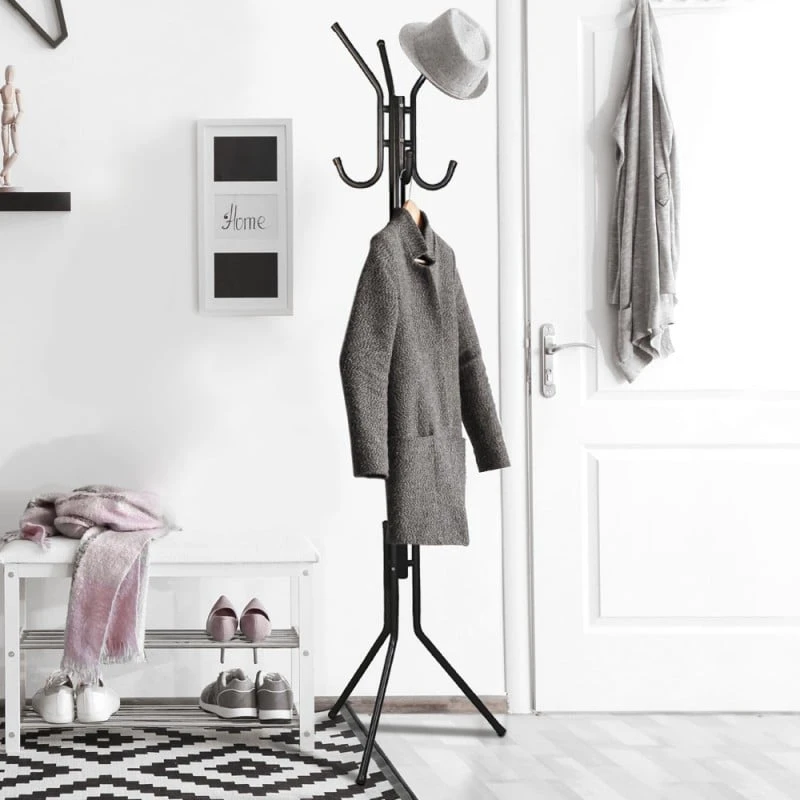 Porte Manteau Métal Noir 3 Porte Manteau Métal Noir - Image 3