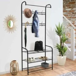 Porte Manteau Vestiaire Entrée 8 Patères 13 Porte Manteau Vestiaire Entrée 8 Patères -Le Jardin Parfai porte manteau vestiaire entree 6