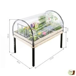 Potager Sur Pied "Batignolles" Avec Serre Intégrée 9 Potager Sur Pied "Batignolles" Avec Serre Intégrée -Le Jardin Parfai potager sur pied avec serre 2