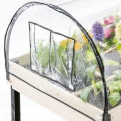 Potager Sur Pied "Batignolles" Avec Serre Intégrée 10 Potager Sur Pied "Batignolles" Avec Serre Intégrée -Le Jardin Parfai potager sur pied avec serre 3