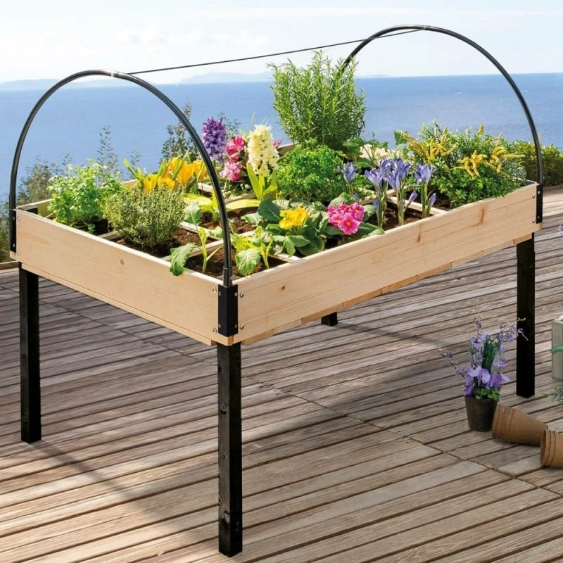 Potager Sur Pied "Batignolles" Avec Serre Intégrée 6 Potager Sur Pied "Batignolles" Avec Serre Intégrée - Image 6