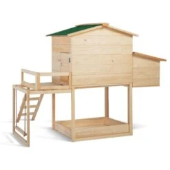 Poulailler Bois Avec Pondoir Et Balançoire 9 Poulailler Bois Avec Pondoir Et Balançoire -Le Jardin Parfai poulailler bois avec pondoir et balancoire 3