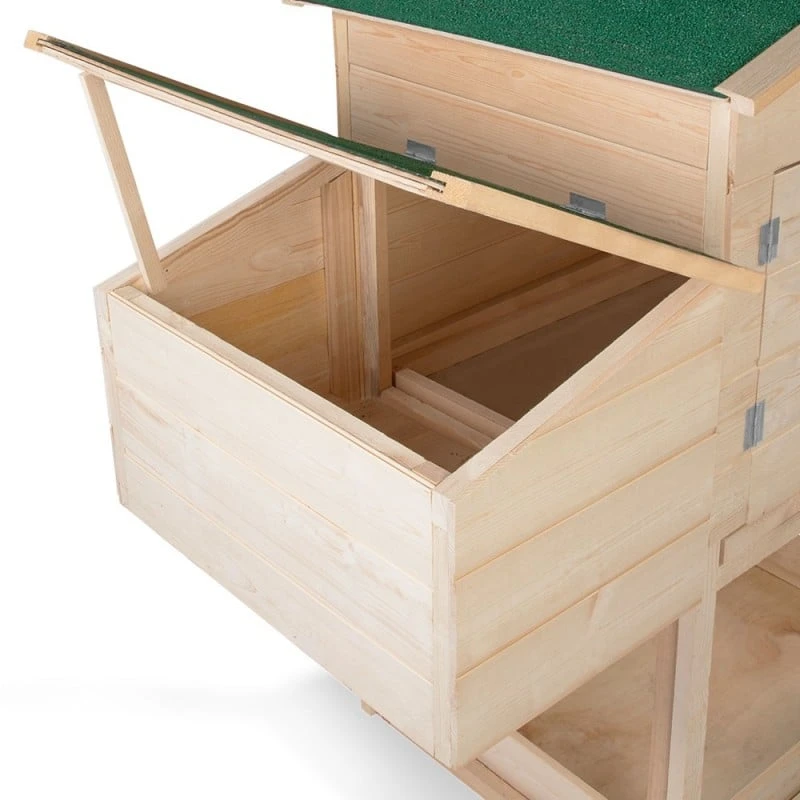 Poulailler Bois Avec Pondoir Et Balançoire 5 Poulailler Bois Avec Pondoir Et Balançoire - Image 5