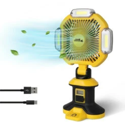 Projecteur LED Rechargeable Avec Ventilateur 6 Projecteur LED Rechargeable Avec Ventilateur -Le Jardin Parfai projecteur led rechargeable avec ventilateur 2