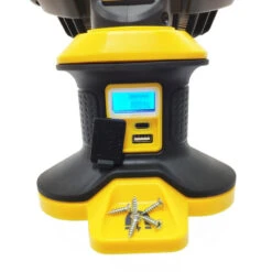 Projecteur LED Rechargeable Avec Ventilateur 7 Projecteur LED Rechargeable Avec Ventilateur -Le Jardin Parfai projecteur led rechargeable avec ventilateur 3