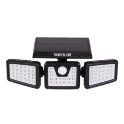 Projecteur Mural Solaire 3 Têtes Avec Détecteur De Mouvement