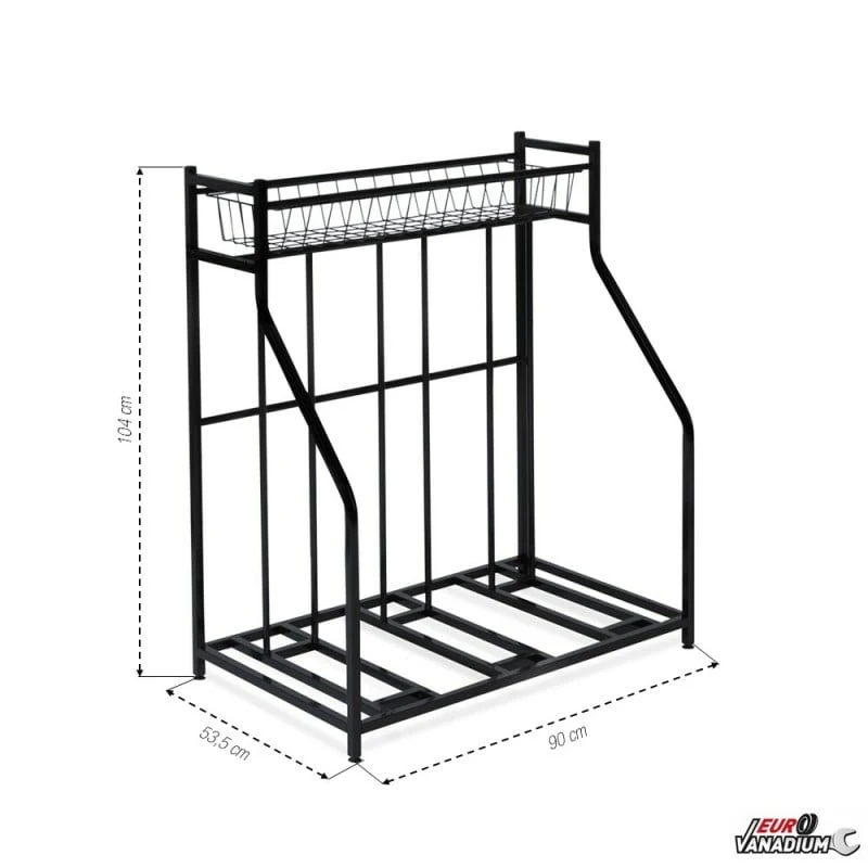 Râtelier à Vélo Avec Panier De Rangement 4 Râtelier à Vélo Avec Panier De Rangement - Image 4