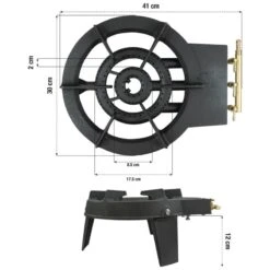 Réchaud à Gaz 3 Robinets 18 Réchaud à Gaz 3 Robinets -Le Jardin Parfai rechaud gaz 8