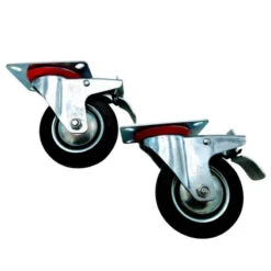 Roulette Pivotante 100 Mm - Vendues Par 4 -Le Jardin Parfai roulette pivotante 100 mm 2