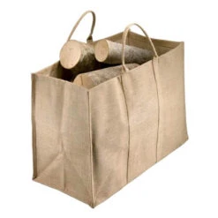 Sac à Bûches En Toile De Jute