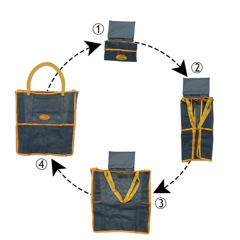 Sac à Provisions - Lot De 3 2 Sac à Provisions - Lot De 3 - Image 2