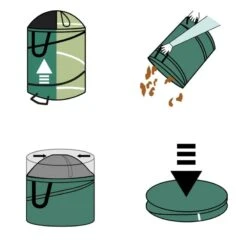 Sac Pour Déchets Verts De Jardin Pop Up 100 L - Lot De 3 8 Sac Pour Déchets Verts De Jardin Pop Up 100 L - Lot De 3 -Le Jardin Parfai sac pour dechets verts de jardin pop up 100 l lot de 3 3