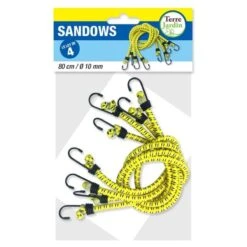 Sandow Tendeur élastique 80cm Avec Crochets - Lot De 4 6 Sandow Tendeur élastique 80cm Avec Crochets - Lot De 4 -Le Jardin Parfai sandow elastique 80cm avec crochets lot de 4 2