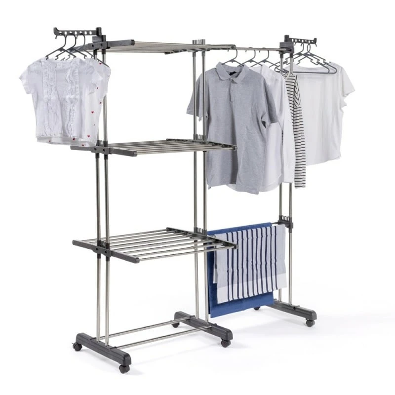 Séchoir à Linge Extensible GigaDry - 27 Mètres D'étendage 1 Séchoir à Linge Extensible GigaDry - 27 Mètres D'étendage