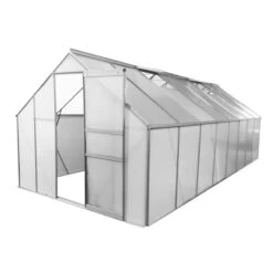 Serre De Jardin Aluminium Et Polycarbonate 12,25 M²