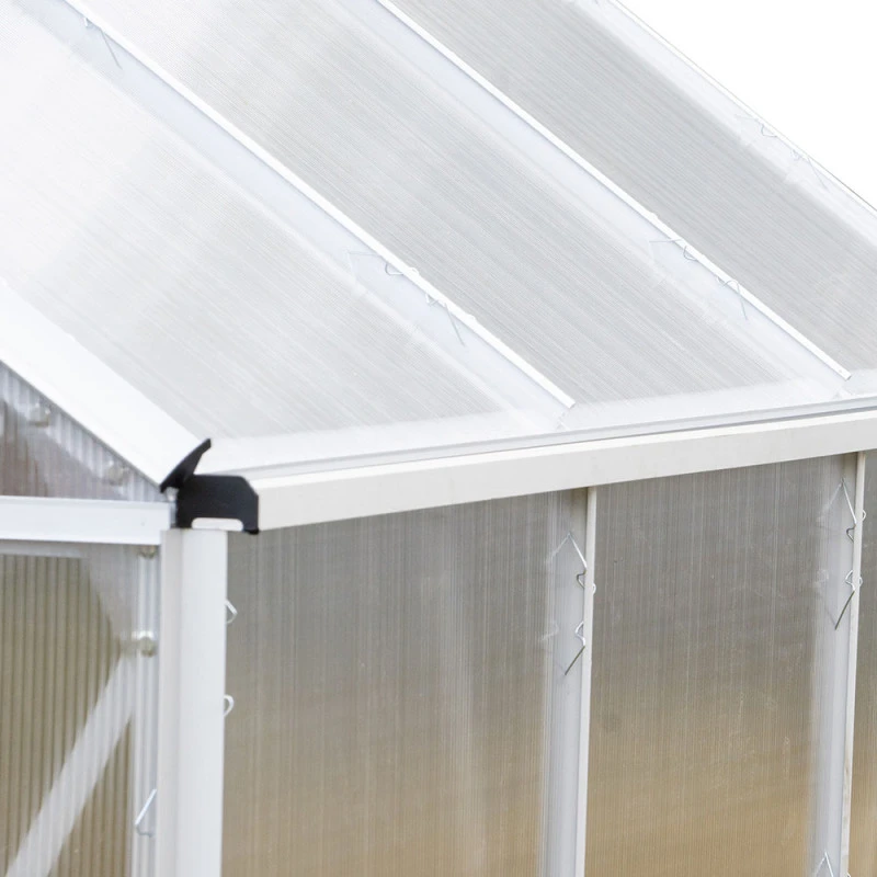 Serre De Jardin Aluminium Et Polycarbonate 3,6 M² 4 Serre De Jardin Aluminium Et Polycarbonate 3,6 M² - Image 4