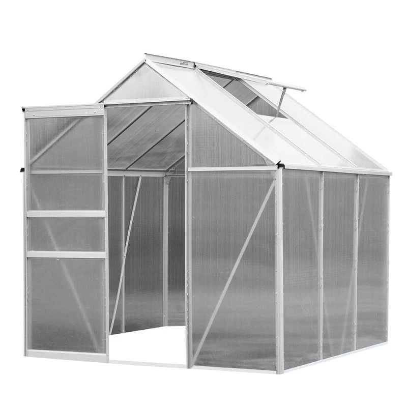 Serre De Jardin Aluminium Et Polycarbonate 3,6 M² 1 Serre De Jardin Aluminium Et Polycarbonate 3,6 M²