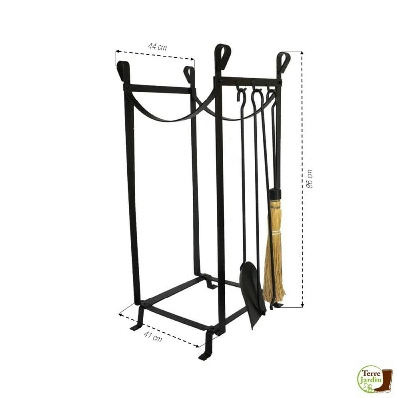 Serviteur De Cheminée - Porte Bûches 2 Serviteur De Cheminée - Porte Bûches - Image 2