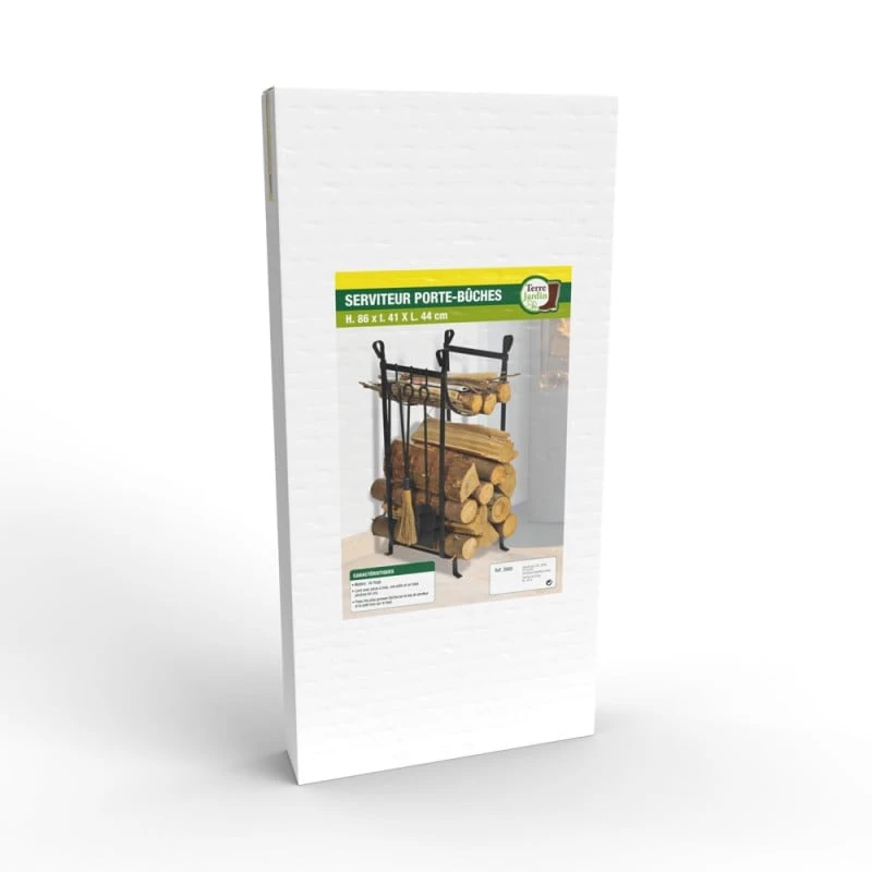 Serviteur De Cheminée - Porte Bûches 3 Serviteur De Cheminée - Porte Bûches - Image 3