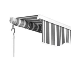 Store Banne Manuel 3.95 X 3 M 12 Store Banne Manuel 3.95 X 3 M -Le Jardin Parfai store banne 4x3 m gris blanc 5