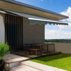 Store Banne Manuel 2.95 X 2 M 7 Store Banne Manuel 2.95 X 2 M -Le Jardin Parfai store banne manuel exterieur gris anthracite 3