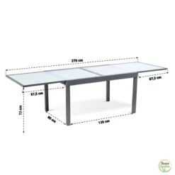 Table De Jardin Extensible En Verre Avec 4 Chaises 18 Table De Jardin Extensible En Verre Avec 4 Chaises -Le Jardin Parfai table de jardin extensible en verre et lot de 4 chaises 7