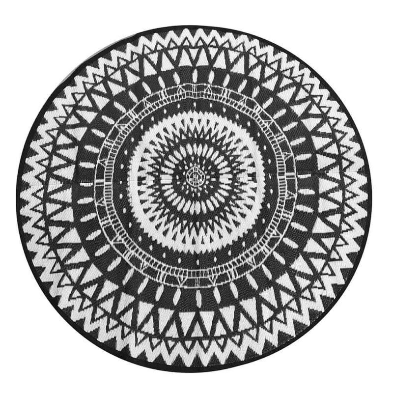 Tapis D'extérieur Rond Et Réversible 2 Tapis D'extérieur Rond Et Réversible - Image 2