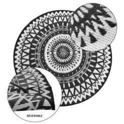 Tapis D'extérieur Rond Et Réversible 6 Tapis D'extérieur Rond Et Réversible -Le Jardin Parfai tapis d exterieur rond et reversible 2