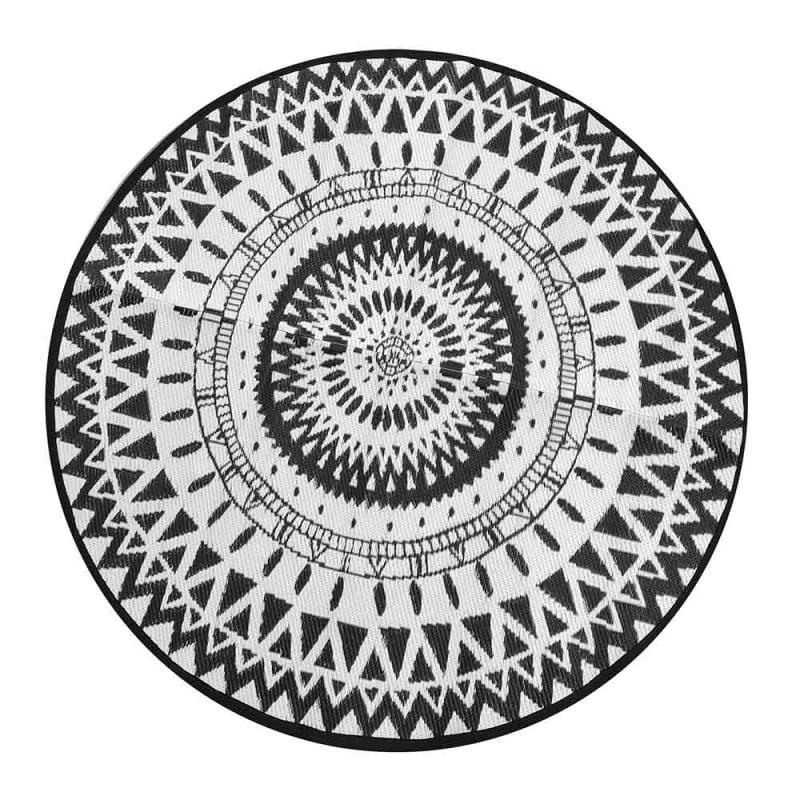 Tapis D'extérieur Rond Et Réversible 1 Tapis D'extérieur Rond Et Réversible