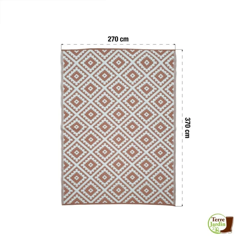 Tapis Extérieur Réversible Pour Balcon Et Terrasse Terracotta 11 Tapis Extérieur Réversible Pour Balcon Et Terrasse Terracotta - Image 11